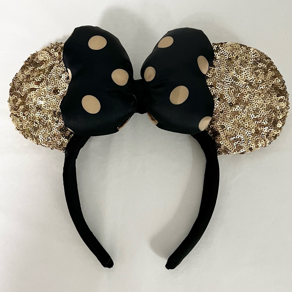 Disney Parks Gold Minnie Mouse Ears